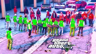 GTA 5 ONLINE -  KSG VS BLOODS WHO WILL WIN?