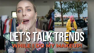 FALL TRENDS AND A GRWM/ MY DAILY MAKEUP ROUTINE + TRENDS I'M LOVING