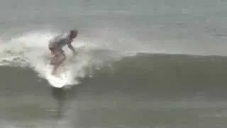 Surfing S-Turns Hatteras Hurricane Bertha Swell