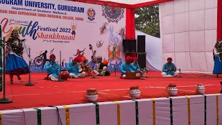 Haryanvi Folk Orchestra Performance | Nirankari college Sohna | Zonal Youth Festival 2022