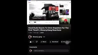 Hood  dude🥷 Reacts to Tennessee Whiskey by Chris Stapleton ‼️| ShawnyGang  Reaction #shorts