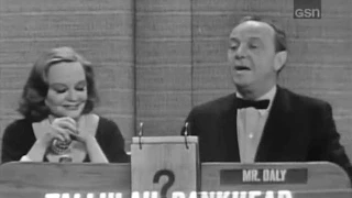 What's My Line? - Tallulah Bankhead; Martin Gabel [panel] (Jun 6, 1965)