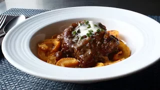 Cider-Braised Pork Shoulder - Pork Stewed in a Creamy Apple Cider Sauce