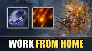 Infinite Rocket Flare attack [Work From Home] Dota 2 Ability draft