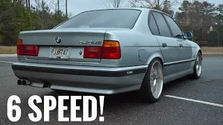 Bmw E34 540i Magnaflow exhaust | Crazy burbles!