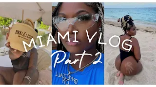 Miami Vlog: PART 2 |Nikki Beach + Brunch + Met up DMV Famous Comedian