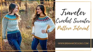 Traveler Crochet Sweater Pattern Tutorial