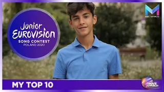 Junior Eurovision 2020 - MY TOP 10 (so far) | +🇧🇾🇷🇸