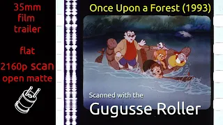 Once Upon a Forest (1993) 35mm film trailer, flat open matte, 2160p (re-scan)