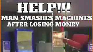 Angry Man SMASHES Machines After Losing Money in Betfred in Cowley, Oxfordshire