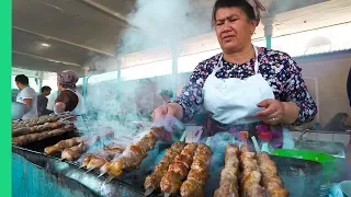 Death by Meat! Street Food in Tashkent, Uzbekistan!