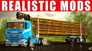 TOP 10 BEST REALISTIC MODS FOR ETS2 1.44 - EURO TRUCK SIMULATOR 2 MODS 2022