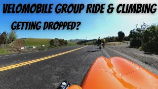 Velomobile Speed vs Road Bike Group Ride with Climbing Hills 2022