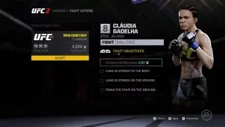 UFC Career Kailin Curran challenged by Claudia "Claudinha" Gadelha