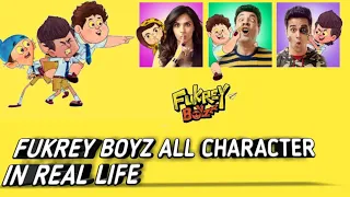 Fukrey boyzzz all real character in real life