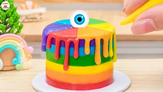 Coloful Rainbow Cake🌈1000+ Miniature Rainbow Cake Recipe🌞Best Of Rainbow Cake Ideas