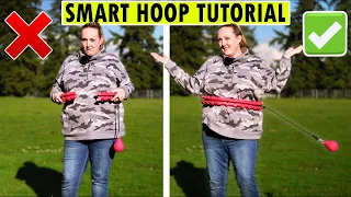 Plus Size Smart Weighted Hula Hoop For Beginners & Fitness Workouts Tutorial