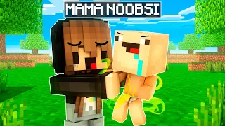 BEBE NOOB ES EL NUEVO HIJO DE NOOBSI👶en MINECRAFT