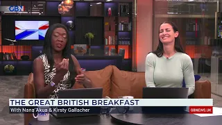 Kirsty Gallacher and Nana Akua are not impressed with each other's facemask washing habits