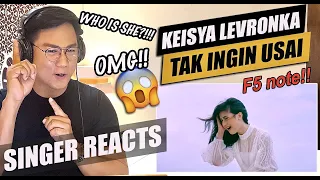 Keisya Levronka - Tak Ingin Usai (Official Music Video) | SINGER REACTION