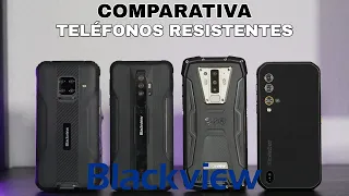 ¿Qué teléfono RESISTENTE es para ti? 🔨 Blackview BV5100 vs BV6300 vs BV6900 vs BV9900E | COMPARATIVA