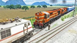 Two Trains at Same Track Due to Track & Signal Fault :-: Emergency Stop | Train Simulator