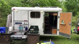 6x10 Cargo Trailer Conversion. Heated and now with AC