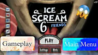 Ice Scream 6 Leaked Gameplay & Main Menu / Fanmade