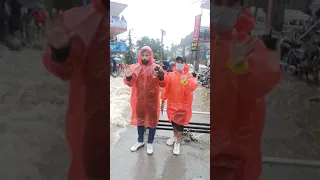 live flood at Dharamshala 12 July 2021 very dangerous,  like and subscribe
