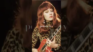 poison ivy! one of the founding members of THE CRAMPS! and a bad ass guitar player! beautiful woman!