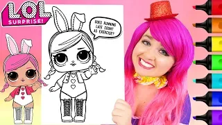 Coloring LOL Surprise Dolls Hops Easter Coloring Page Prismacolor Markers | KiMMi THE CLOWN