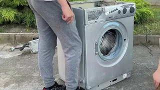 Beko Washing Machine VS Heavy Bricks (Full Destruction) - ReuploadJan #27