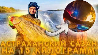 Самый большой САЗАН в Астрахани. Лучшее место в раскатах!