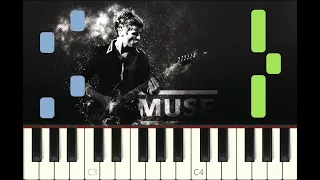 piano tutorial "UPRISING" Muse, 2009, with free sheet music