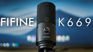 Обзор лучшего бюджетного микрофона FIFINE K669 для стримеров и ютуберов на 2023 год! 😱