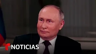 Putin le reconoce a Tucker Carlson que no ha logrado sus objetivos en Ucrania | Noticias Telemundo