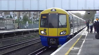 London Overground 378226 departing Kensington (Olympia)