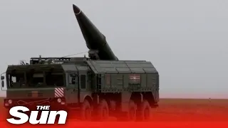 Russian and Belarusian forces train to 'use nuclear-capable missile systems'