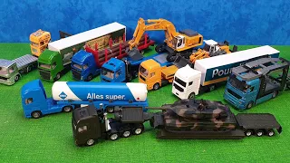 Various die cast truck being observed * - MyModelCarCollection