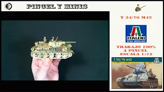 T 34/76 M42 RUSSIAN TANK DE ITALERI WW2 1/72