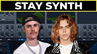 How to Make The Kid Laroi, Justin Bieber "Stay" Synth [Serum Tutorial]
