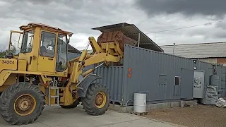 Электростанция на древесной щепе (древесных отходах), газогенератор.