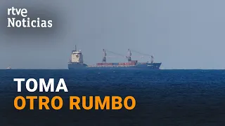 El BUQUE 'BORKUM' se dirige a ESLOVENIA tras la POLÉMICA sobre su POSIBLE DESTINO a ISRAEL | RTVE