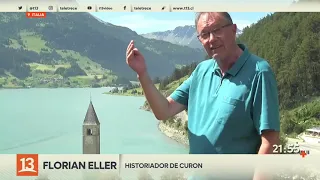 Después de 70 años sumergido, un pueblo de Italia resurgió desde el fondo de un lago