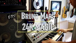 Bruno Mars 24K Magic Synth Bass Cover, Sandy Beales.