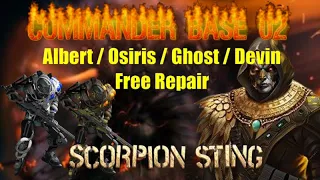 War Commander Operation: Scorpion Sting Commander Base 02/ Osiris With The Team Free Repair.