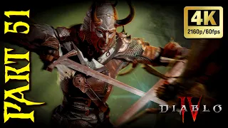 DIABLO 4 NECROMANCER Gameplay Part 51 FULL GAME Walkthrough 4K PC ULTRA #diablo4  #diablo #diabloiv