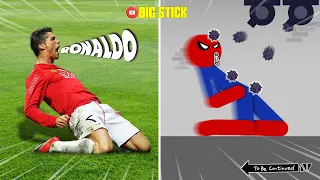 20 Min Best Falls | Stickman Dismounting Funny Moments | Big Stick #23