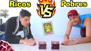 RICOS VS POBRES BATENDO BAFO COM PACOTINHOS DA COPA DO MUNDO #22 (TAPÃO)