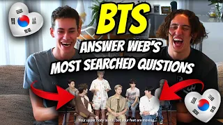 BTS Answer the Web's Most Searched Questions  | South African Reaction